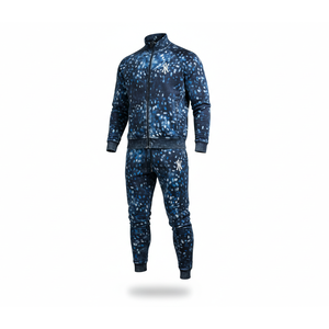 Men Color Blocking Waterproof Tracksuit Full <b>Zip</b> <b>Hoodie</b> Side <b>Pockets</b> Casual Wear Autumn Season 100% Cotton Blend Regular Fit - Product Image 3