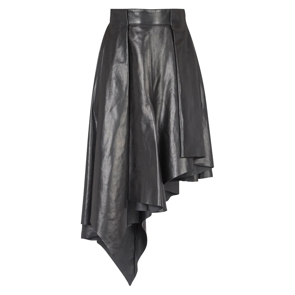 Everyday Fashion Women's Black PU Leather Dress with Pleated Waist  High-Faux Leather Pleated Skirts Bands Leather Skirt Women| Alibaba.com