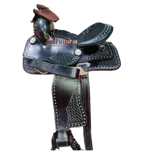 Silla de Montar a Caballo Personalizada de Primera Calidad al por Mayor, Hecha a Mano, Estilo Occidental, para Carreras de Barriles, Senderismo y Placer, Material de Cuero, Acero Inoxidable - Product Image 1