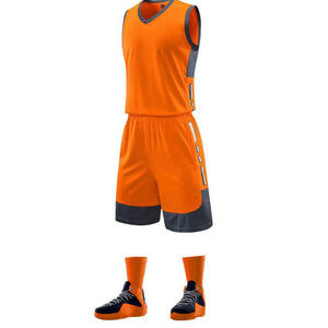 ชุดกีฬาบาสเก็ตบอลยูนิเซ็กซ์ ปี 2024 สวมใส่สบาย ระบายอากาศได้ดี ป้องกันแบคทีเรีย แห้งเร็ว ผลิตจากโพลีเอสเตอร์ 100% รับสกรีนโลโก้ - Product Image 5