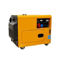 Для домашнего использования 220V бесшумный и портативный дизельный генератор аварийного питания 6kw дизель-генераторная установка