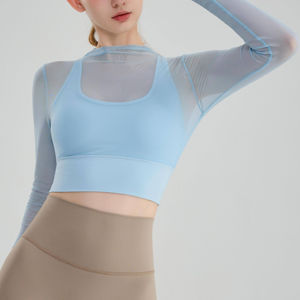 Wholesale Sheer Mesh Long Sleeve Print <b>Pants</b> for Women Breathable Yoga <b>Dance</b> Gym Training OEM Orders - Product Image 3