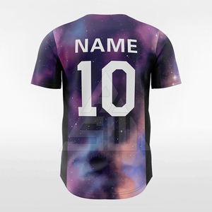 Maillot de baseball pour homme de haute qualité, respirant, grande taille, fabriqué en usine, avec nom d'équipe personnalisé et 100% polyester - Product Image 4