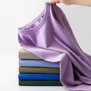 Vente en gros vrac T-shirts unis personnalisés à manches longues pour hommes T-shirt uni pour hommes 100% coton T-shirts confortables à manches longues pour hommes - Product Image 5