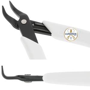 คีมหนีบจมูกแบบงอ90องศาทำจากสแตนเลสคุณภาพสูงคีมหนีบแบบ DIY 486ใช้ได้กับ575ดัดแบบไมโคร xuron - Product Image 2