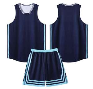 ชุดบาสเก็ตบอลแบบแห้งเร็ว สวมใส่สบาย สำหรับชุดฝึกซ้อมสีตามสั่ง ผลิตจากโรงงาน คุณภาพดี - Product Image 1