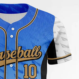 Uniformes de béisbol con logotipo personalizado de alta calidad, servicio OEM, diseño sublimado, camiseta de béisbol para hombres, ropa deportiva de talla grande - Product Image 6