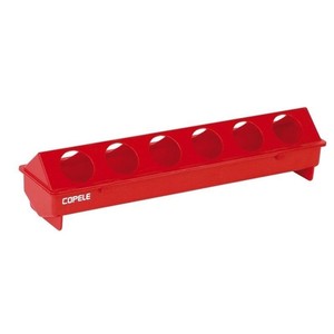 Mangeoire en plastique pour poussins 50 cm Trous ronds - Product Image 1