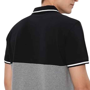 Camiseta Polo Negra y Gris para Hombre, Manga Corta, Ropa Deportiva Elegante, Ropa Casual, Tejido Transpirable de Alta Calidad, Cómoda - Product Image 6