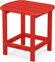 MEUBLE D'EXTÉRIEUR CHAISE ADIRONDACK HDPE RECYCLÉE TABLE D'APPOINT TABLE FIN PATIOS