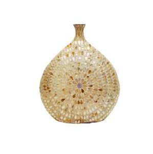 Hot Selling High Quality Iron MOP Flower <b>Vase</b> Luxury Home Decor Design Custom Size Wholesaler Offers <b>Cheap</b> Price - Product Image 6