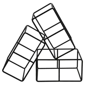 Manufacture Wholesale <b>Tabletop</b> Wine Bottle Rack Metal Wine <b>Storage</b> Holder for Bar Restaurant Decoration - Product Image 5