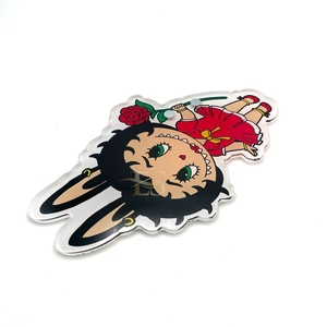 Betty Boop Nouveauté Tuiles à cils personnalisables en acrylique durables en forme de dessin animé Outil de beauté pour les cils avec logo personnalisé - Product Image 6