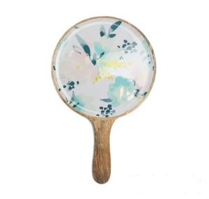 Soporte de Madera Desechable para Pizza TQC Hecho a Mano en India con Asa de Madera, Apto para Horno y Lavavajillas, Modelo 7159, Calidad de Exportación - Product Image 2