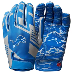 New Arrival Custom Made American Football Gloves Design Grip Football Gloves Outdoor American Football Gloves