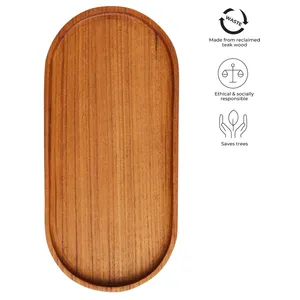 Plateau en teck durable Originalhome, vaisselle promotionnelle Originalhome - Product Image 4