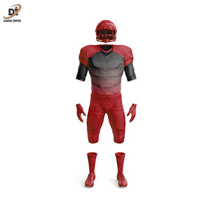 2024, el conjunto de uniformes de fútbol americano para hombres más vendidos, uniformes de fútbol de sarga de aparejos juveniles transpirables al por mayor - Product Image 5