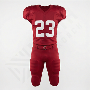 Uniforme de football américain à manches courtes de qualité supérieure, unique, pour hommes et femmes, nouveau style, vêtements de performance athlétique professionnels - Product Image 1