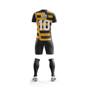 Ensemble de maillots de football pour équipe, uniforme de football, design personnalisé pour hommes, petite quantité, léger, anti-UV, respirant, haute qualité - Product Image 5