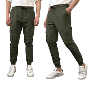 Nhu cầu cao của nam giới thẳng thể thao quần 100% cotton đàn hồi eo Trọng lượng nhẹ thoải mái vải thoáng khí mặc hàng ngày - Product Image 2