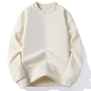 High Quality Custom Pullover Long Sleeve Crew Neck Casual <b>Men's</b> Embroidered Sweatshirts 100% Cotton <b>Men's</b> Basics <b>Hoodies</b> - Product Image 4