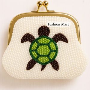 Cute Cartoon <b>Beaded</b> Coin Purse Wholesale Handmade Pearl Pouches With Metal Frame - Product Image 1
