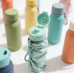 Aangepaste 500Ml Bpa-Vrije Zachte Kolf Opvouwbare Opvouwbare TPU Waterfles Met Één Hand Flip-Deksel Voor Hydratatiepakket Oem - Product Image 3