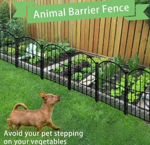 Clôture de jardin noire Clôture de cour de pelouse Clôture de panneau de paysage - Product Image 5