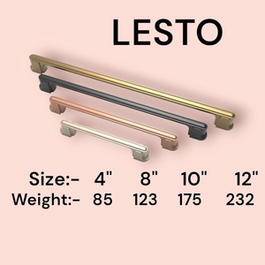 Tiradores de Puerta Modernos para Muebles, Tiradores de Cajones de Cocina, Tiradores de Armario, Herrajes de Barra de Metal para Armario, 4, 8, 10, 12 Pulgadas - Product Image 5