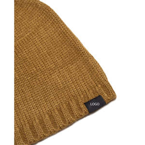 Gorro de Punto de Invierno, Suave, Cálido, de Color Sólido, Ligero, Ajustable, Unisex, para Clima Frío, Deportes, Viajes, Personalizado - Product Image 2