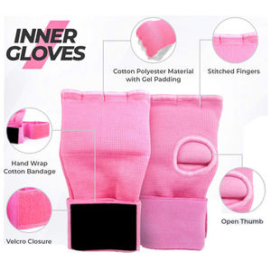 Meilleurs gants de boxe rapide Conception personnalisée Logo personnalisé Meilleurs gants intérieurs pour la boxe Enveloppe rapide des mains en gel - Product Image 3