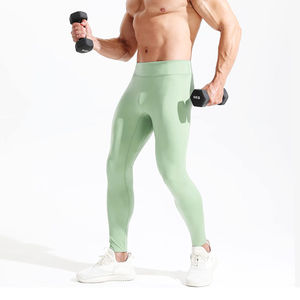 Leggings Deportivos Personalizados para Hombre, Ligeros, de Alta Calidad, sin Costuras, para Fitness - Product Image 4