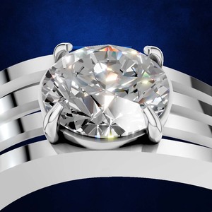 Anillo de Oro Sólido de 14K con Certificado IGI, Moissanita VVS D de 1 Quilate, Engaste de Puntas, Estilo Religioso, Anillo de Bodas Unisex, Anillo Fino para Fiesta - Product Image 4