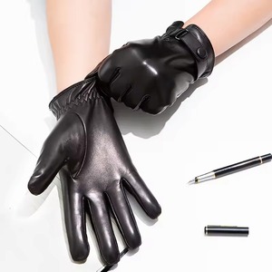 Guantes de conducción de cuero hechos a medida de calidad superior Servicio OEM/ODM Guantes de moda de cuero de alta calidad para unisex - Product Image 5