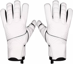 ถุงมือผู้รักษาประตูฟุตบอลมืออาชีพ ป้องกันการบาดเจ็บ ใช้ได้ทั้งชายและหญิง รับผลิตแบบ OEM พร้อมสกรีนโลโก้ - Product Image 6