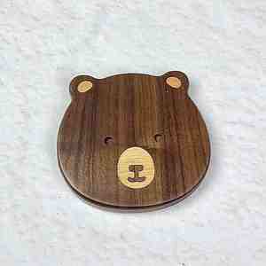 จานรองแก้วไม้วอลนัทแบบทำมือถาดไม้วอลนัทว่างดีไซน์แบบกำหนดเอง - Product Image 4