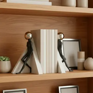 Aluminium Gold-Plated Religious Antique <b>Book</b> Stand 3D Sculpture for Schools Universities Study <b>Room</b> Decor Zahid Exports - Product Image 3