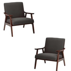 Sofá moderno y cómodo para jardín al aire libre, diseño simple con madera maciza y tela para hoteles, precio directo de fábrica al por mayor - Product Image 4