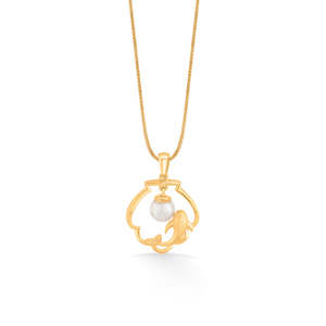 Collier avec pendentif en perle de la collection Salty Spark Ocean - Product Image 2
