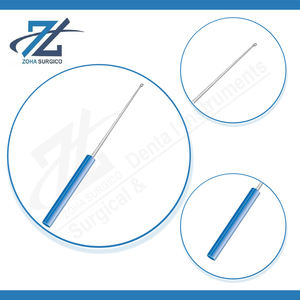 Cureta Ósea Sypert Manual, Mango de Acetal Azul Suregrip, 380 mm de Longitud, 3 mm de Ancho, Acero Inoxidable Quirúrgico, Certificación CE - Product Image 4