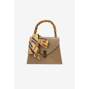 Bolso Estructurado en Piel de Cocodrilo Genuina - Hecho en Italia - Art. 25372 - Product Image 1