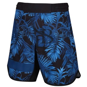 Venta caliente personalizado Multi-Printed MMA Shorts Mixed Material de secado rápido Velcro cierre cintura MMA Shorts en el mejor precio al por mayor - Product Image 4