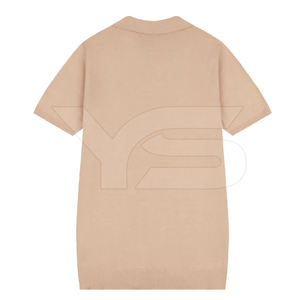 Maillot solide décontracté pour homme de grande taille pour polo avec techniques d'impression bouffante brodée respirant et confortable - Product Image 2