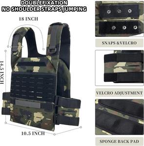 Customized High-quality Adjustable Weighted Vest for Running Fitness Tactical <b>Strength</b> <b>Training</b> Weight Vest for Men and Women - Product Image 3