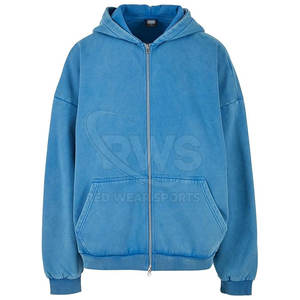 Haute Qualité Street Wear Hommes Acid Wash Hoodies Surdimensionné Pull Acid Wash Hoodies Pour Hommes - Product Image 3