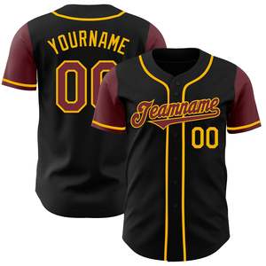 High Quality Gradient Color Sublimated <b>Baseball</b> T-shirts Embroidery Personalized Sports Uniform Custom <b>Baseball</b> Jersey - Product Image 3