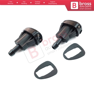 BSP533 2 Pieces Front Window Wiper Water Washer Nozzle <b>Spray</b> Twin Dual Jet for Accent Getz Spectra Sephia 98630-22000 0K2AA-6751 - Product Image 3