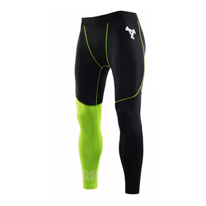Leggings de Compresión Transpirables y Absorbentes de Sudor para Hombre A2517, con Fibra de Algodón/Bambú, Secado Rápido, Cintura Elástica - Product Image 2