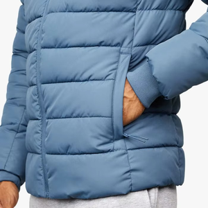 Nueva chaqueta acolchada de invierno más vendida para hombres y logotipo personalizado de alta calidad para chaqueta acolchada de invierno Color sólido cómodo - Product Image 6