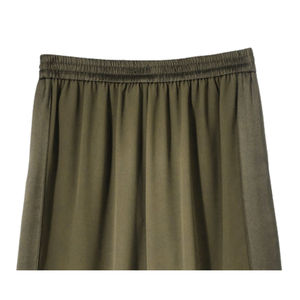 Pantalones Casuales Elegantes de Lona de Alta Calidad, Cintura Media, Largos, Antiarrugas, para Mujer, 100% Algodón, Lisos - Product Image 5